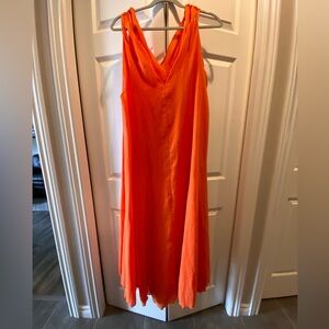 Elegant Orange Linda Lundstrom Dress